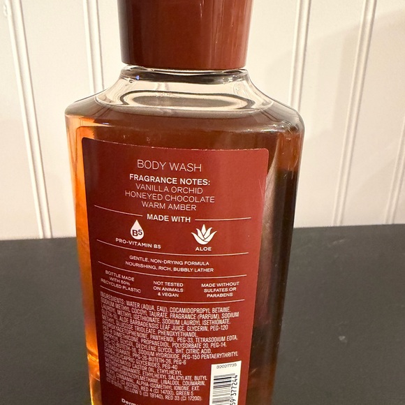 Bath & Body Works Chocolate Amber Body Wash - Rich Brown - Picture 2 of 2